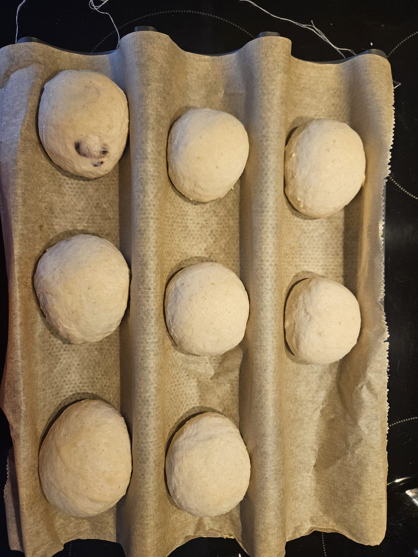 Käsebrötchen 450g  77% Hydration Bild 1